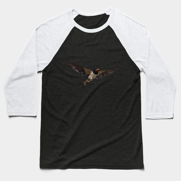 Low polly bird Baseball T-Shirt by SayMeowNow